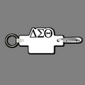 Key Clip W/ Key Ring & Delta Sigma Theta Key Tag